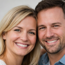 Happy couple who found fertility guidance